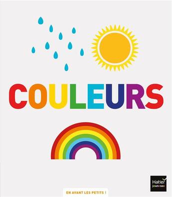 Couverture du livre « Mon grand imagier des couleurs » de  aux éditions Hatier