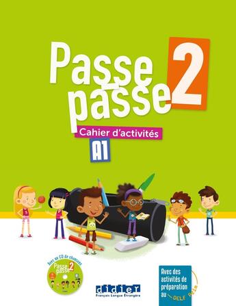 Couverture du livre « Passe - passe niv. 2 - cahier + cd » de Meynardier/Pozzana aux éditions Didier