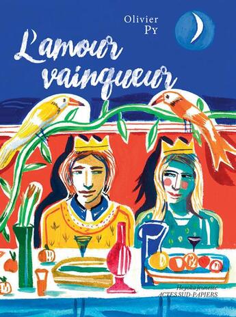 Couverture du livre « L'amour vainqueur » de Olivier Py aux éditions Actes Sud-papiers