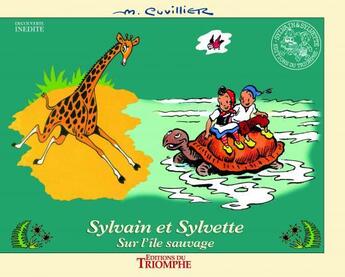 Couverture du livre « Sylvain et Sylvette Tome 12bis : sur l'île sauvage » de Maurice Cuvillier aux éditions Triomphe