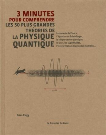 Couverture du livre « 3 minutes pour comprendre les 50 plus grandes théories de physique quantique » de Brian Clegg aux éditions Courrier Du Livre