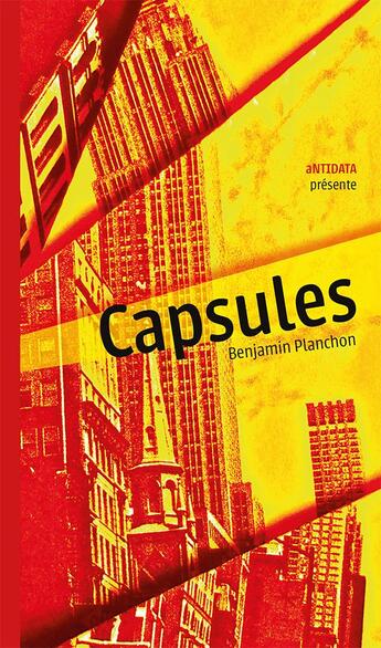 Couverture du livre « Capsules » de Benjamin Planchon aux éditions Antidata