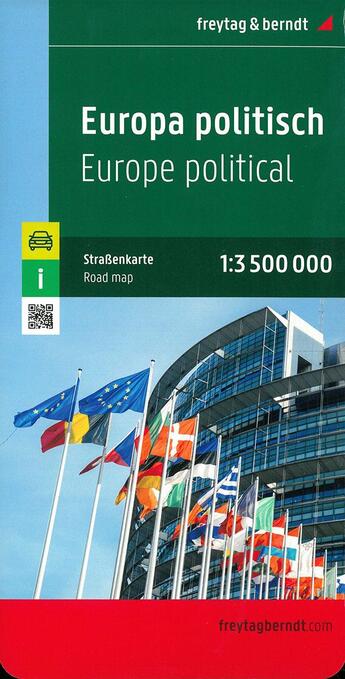 Couverture du livre « Europe routiere politique » de  aux éditions Freytag Und Berndt