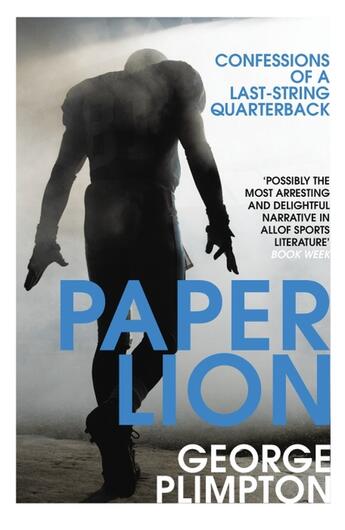 Couverture du livre « PAPER LION » de George Plimpton aux éditions Yellow Jersey