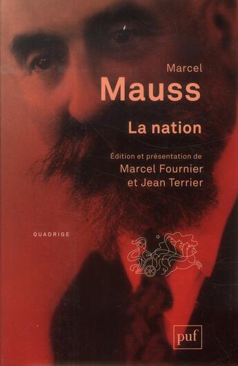 Couverture du livre « La nation » de Marcel Mauss aux éditions Puf