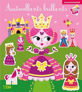 Couverture du livre « Autocollants Brill. Princesses » de  aux éditions Lito