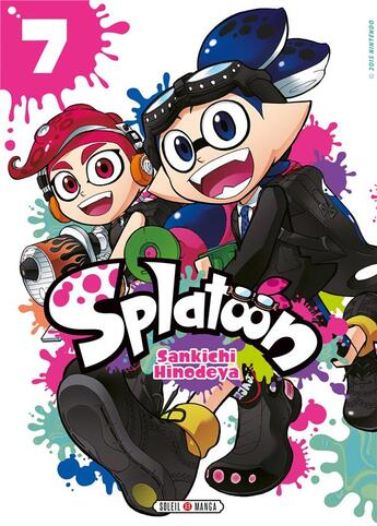 Couverture du livre « Splatoon Tome 7 » de Hinodeya Sankichi aux éditions Soleil