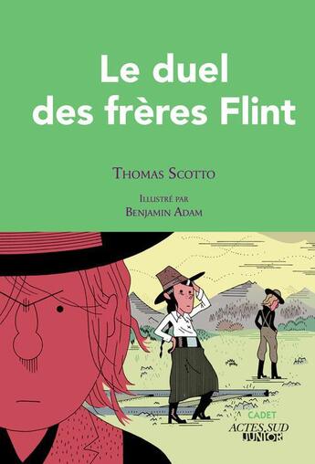 Couverture du livre « Le duel des frères Flint » de Benjamin Adam et Thomas Scotto aux éditions Actes Sud Jeunesse