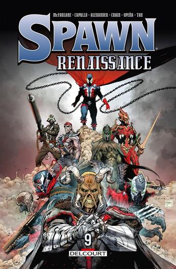 Couverture du livre « Spawn - renaissance Tome 9 » de Greg Capullo et Todd Mcfarlane aux éditions Delcourt