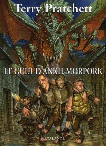 Couverture du livre « Les Annales du Disque-Monde : le guet d'Ankh-Morpork » de Terry Pratchett aux éditions L'atalante