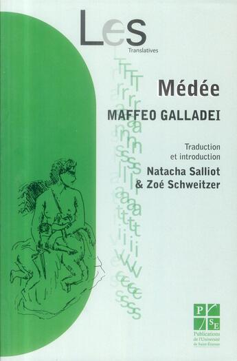 Couverture du livre « Medee » de Galladei Maffeo aux éditions Pu De Saint Etienne