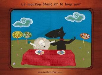 Couverture du livre « Mouton blanc et loup noir » de Benedicte Carboneill et Chadia Chaibi-Loueslati aux éditions Kamishibais