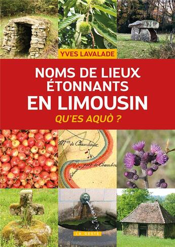 Couverture du livre « Noms de lieux étonnants en Limousin » de Yves Lavalade aux éditions Geste