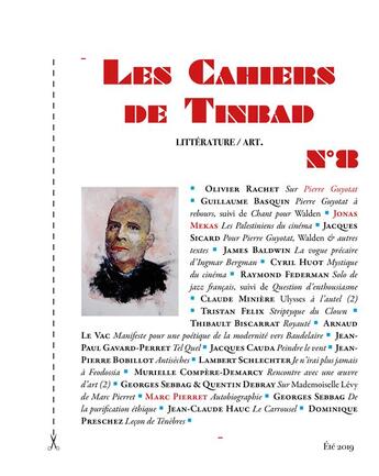 Couverture du livre « Les cahiers de tinbad n 8 » de  aux éditions Tinbad