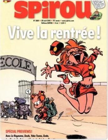 Couverture du livre « Le journal de Spirou t.3881 » de  aux éditions Magazines Streaming