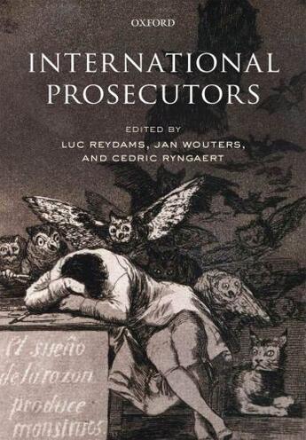 Couverture du livre « International Prosecutors » de Luc Reydams aux éditions Oup Oxford