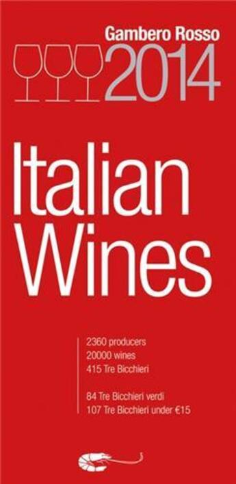 Couverture du livre « Italian wines 2014 » de  aux éditions Acc Art Books