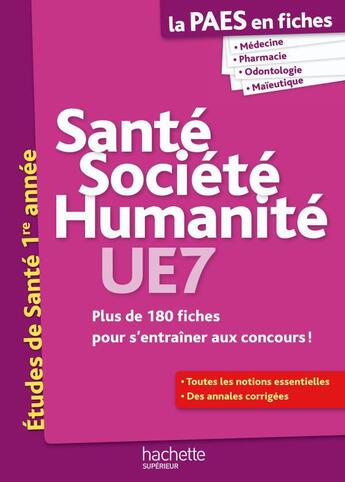 Couverture du livre « LA L1 SANTE EN FICHES ; santé, société, humanité » de Nicolas Brault aux éditions Hachette Education