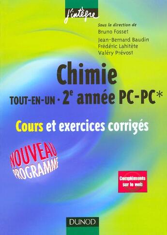 Couverture du livre « TOUT-EN-UN ; PC; PC* » de  aux éditions Dunod