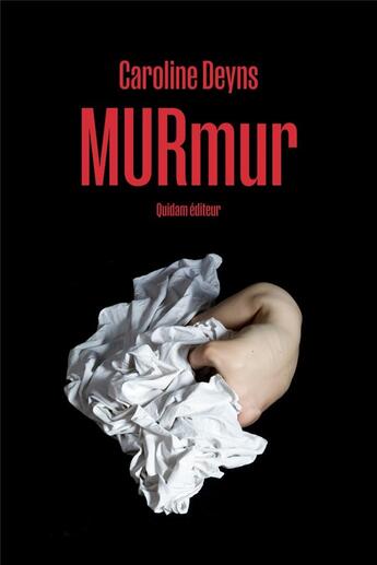 Couverture du livre « MURmur » de Caroline Deyns aux éditions Quidam