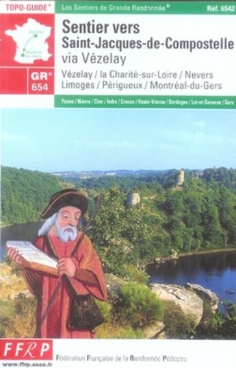 Couverture du livre « Sentier vers saint-jacques-de-compostelle » de  aux éditions Ffrp