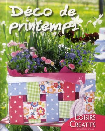 Couverture du livre « Déco de printemps » de  aux éditions De Saxe