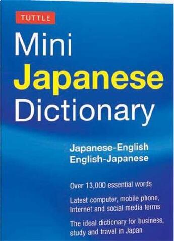 Couverture du livre « Tuttle mini japanese dictionary » de Shimada aux éditions Tuttle