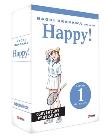 Couverture du livre « Happy ! édition de luxe : coffret Tomes 1 et 2 » de Naoki Urasawa aux éditions Panini