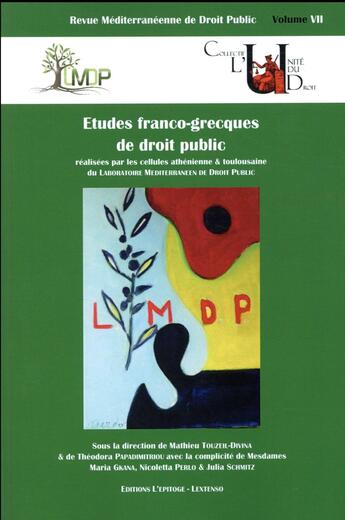 Couverture du livre « Etudes franco-grecques de droit public » de  aux éditions Epitoge