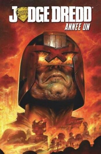 Couverture du livre « Judge Dredd : année un » de Matt Smith et Simon Colby aux éditions Reflexions