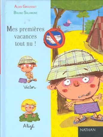 Couverture du livre « Premieres Vacances Tout Nu » de Alain Grousset aux éditions Nathan