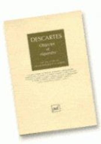 Couverture du livre « Descartes. objecter et repondre » de Beyssade/Marion aux éditions Puf