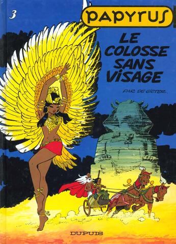 Couverture du livre « Papyrus Tome 3 : le colosse sans visage » de Lucien De Gieter aux éditions Dupuis