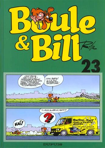 Couverture du livre « Boule & Bill Tome 23 » de Jean Roba aux éditions Dupuis