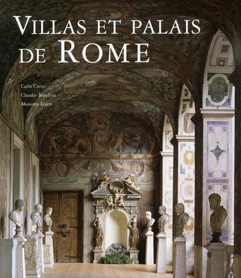 Couverture du livre « Villas et palais de Rome » de Carlo Cresti aux éditions Place Des Victoires