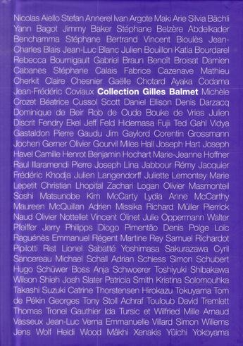 Couverture du livre « La collection Gilles Balmet » de Gilles Balmet aux éditions Fage