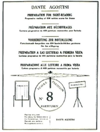 Couverture du livre « Préparation au déchiffrage t.8 ; difficile ; déchiffrage pour caisse claire en 5/4, 3/8, 4/8, 2/8 » de Dante Agostini aux éditions Carisch Musicom