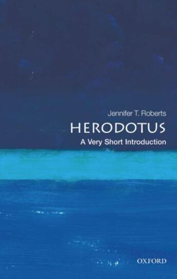 Couverture du livre « Herodotus: a very short introduction » de Roberts Jennifer T aux éditions Editions Racine