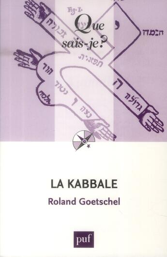 Couverture du livre « La kabbale (8e édition) » de Roland Goetschel aux éditions Que Sais-je ?