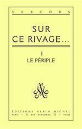 Couverture du livre « Sur ce rivage » de Vercors aux éditions Albin Michel