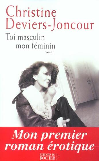 Couverture du livre « Toi masculin, mon feminin » de Deviers-Joncour aux éditions Rocher