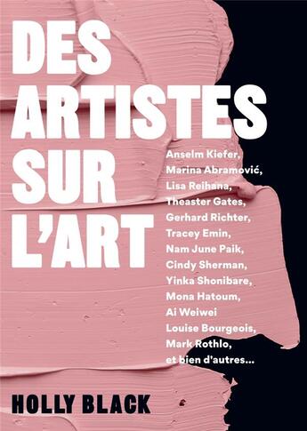 Couverture du livre « Des artistes sur l'art » de Holly Black aux éditions Pyramyd