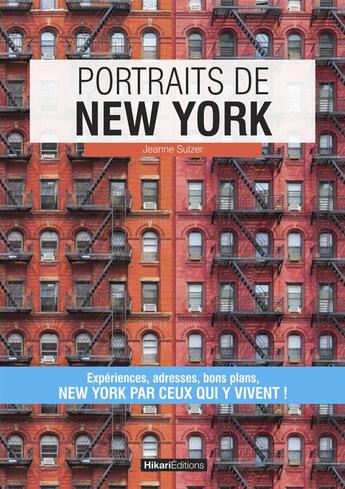 Couverture du livre « Portraits de New York » de Jeanne Sulzer aux éditions Hikari Editions