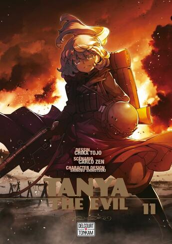 Couverture du livre « Tanya the evil Tome 11 » de Carlo Zen et Chika Tojo et Shinobu Shinotsuki aux éditions Delcourt