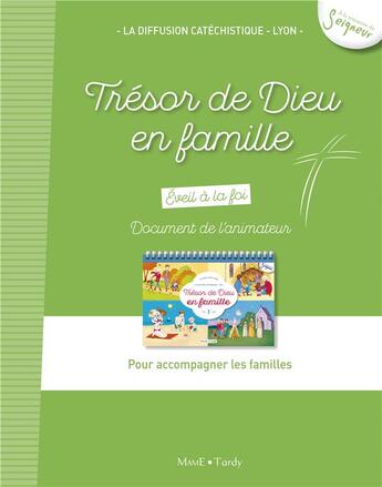 Couverture du livre « Trésor de Dieu en famille ; document de l'accompagnateur des familles » de  aux éditions Mame