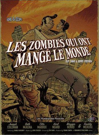 Couverture du livre « Les zombies qui ont mangé le monde ; coffret t.1 à t.4 » de Guy Davis et Jerry Frissen aux éditions Humanoides Associes