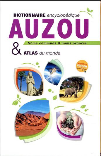 Couverture du livre « Dictionnaire encyclopédique et atlas du monde » de  aux éditions Philippe Auzou