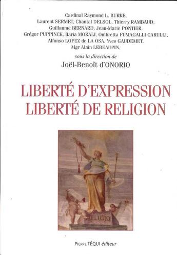 Couverture du livre « Liberté d'expression - Liberté de religion » de  aux éditions Tequi