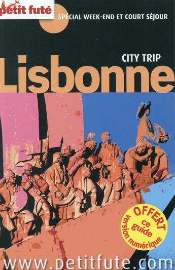 Couverture du livre « GUIDE PETIT FUTE ; CITY TRIP ; Lisbonne (édition 2015) » de  aux éditions Le Petit Fute