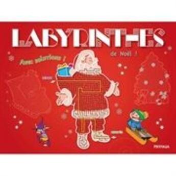 Couverture du livre « Labyrinthes/de noel » de  aux éditions Piccolia